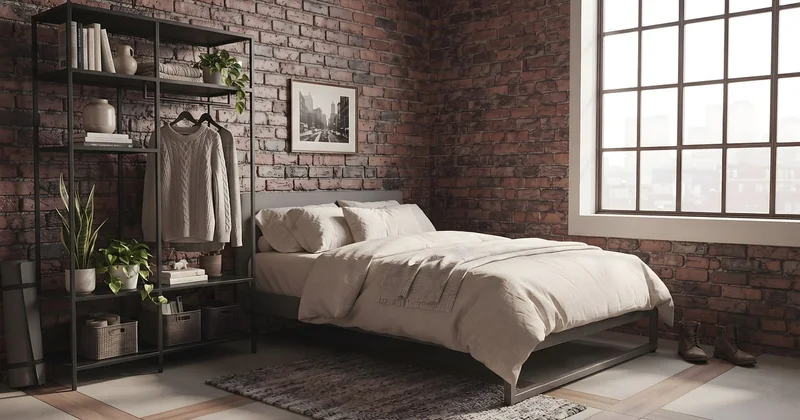 Composer la déco d'un mur béton style loft