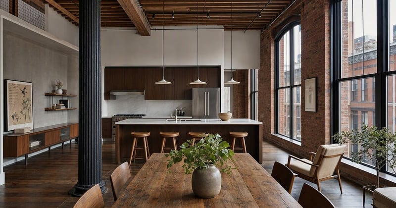 Style industriel et rénovation urbaine : composer un loft habité